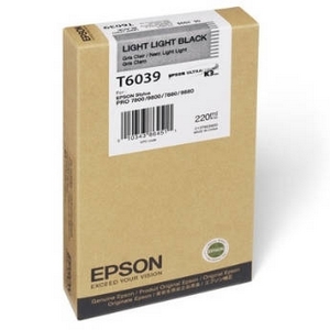 muc in epson t6039 hop muc xam nhat 220ml c13t603900